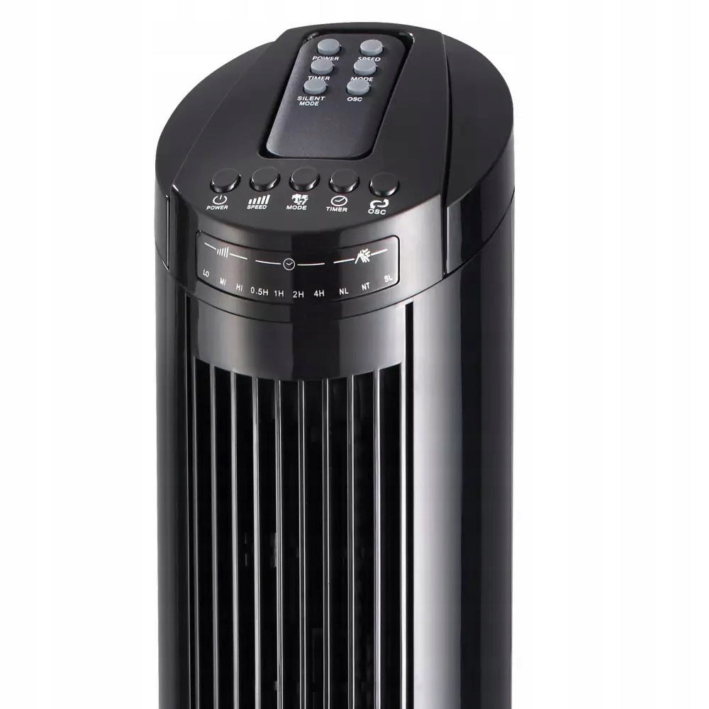 COLUMN Fan Remote Control Standing LARGE Office Room Windmill with Remote Control Dominant color black