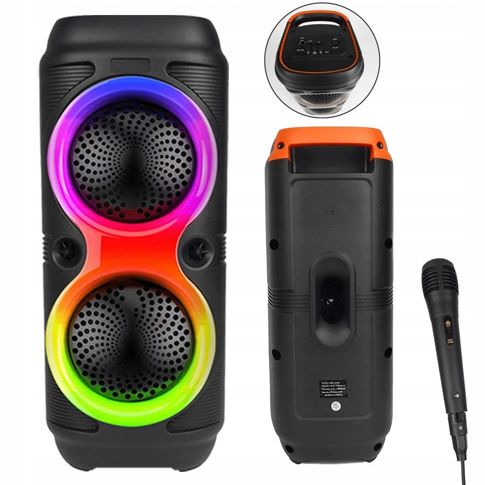 COLUMN WIRELESS SPEAKER BOOMBOX MOBILE SOUND SYSTEM FM