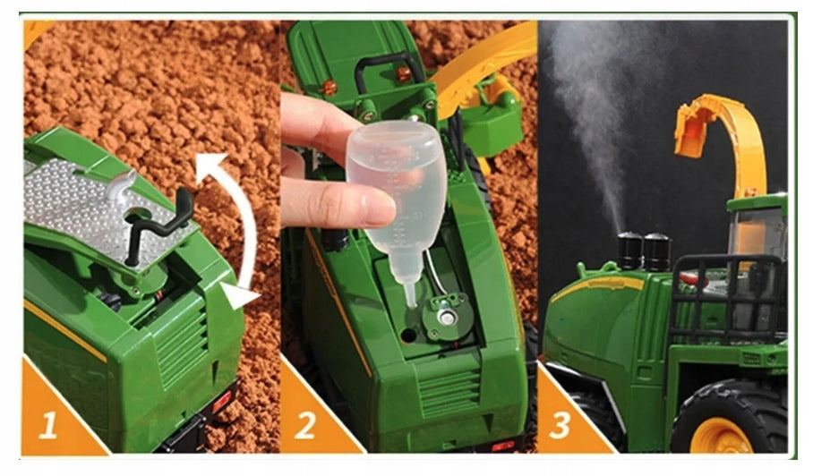 COMBINE HARVESTER REMOTE CONTROLLED 2IN1 SOUND LIGHT SMOKE PILOT RC Brand Pan i Pani Gadżet