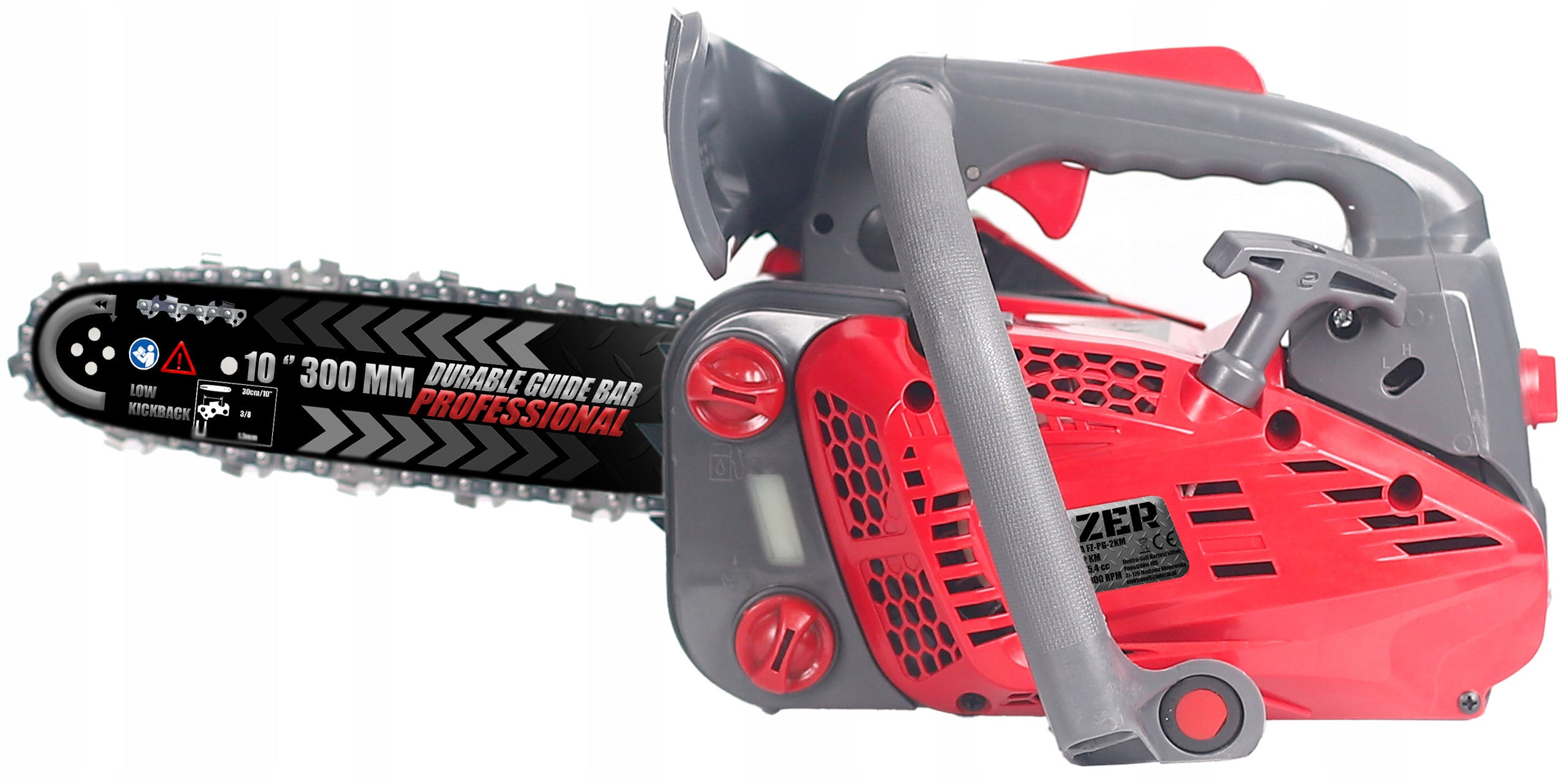 COMBUSTION SAW BRANCH SAW TWO GUIDES INCLUDED Power supply combustion