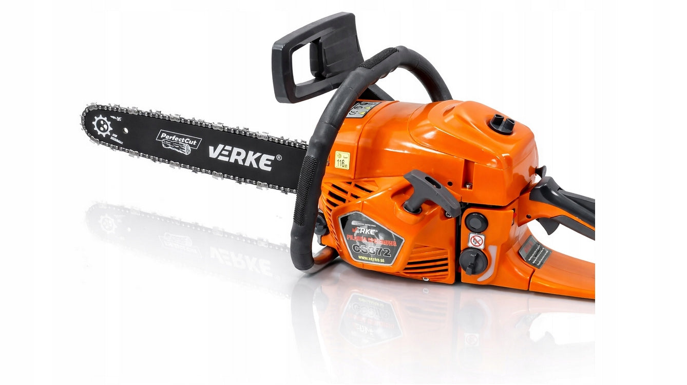 COMBUSTION SAW CHAINSAW FOR WOOD STRONG FOR GARDEN FOREST 4,35KM Brand Verke