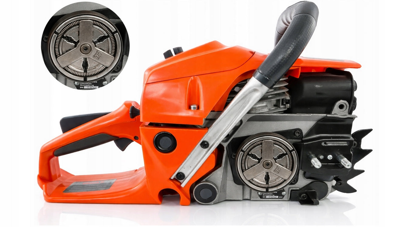 COMBUSTION SAW CHAINSAW FOR WOOD STRONG FOR GARDEN FOREST 4,35KM Guide manufacturer Verke