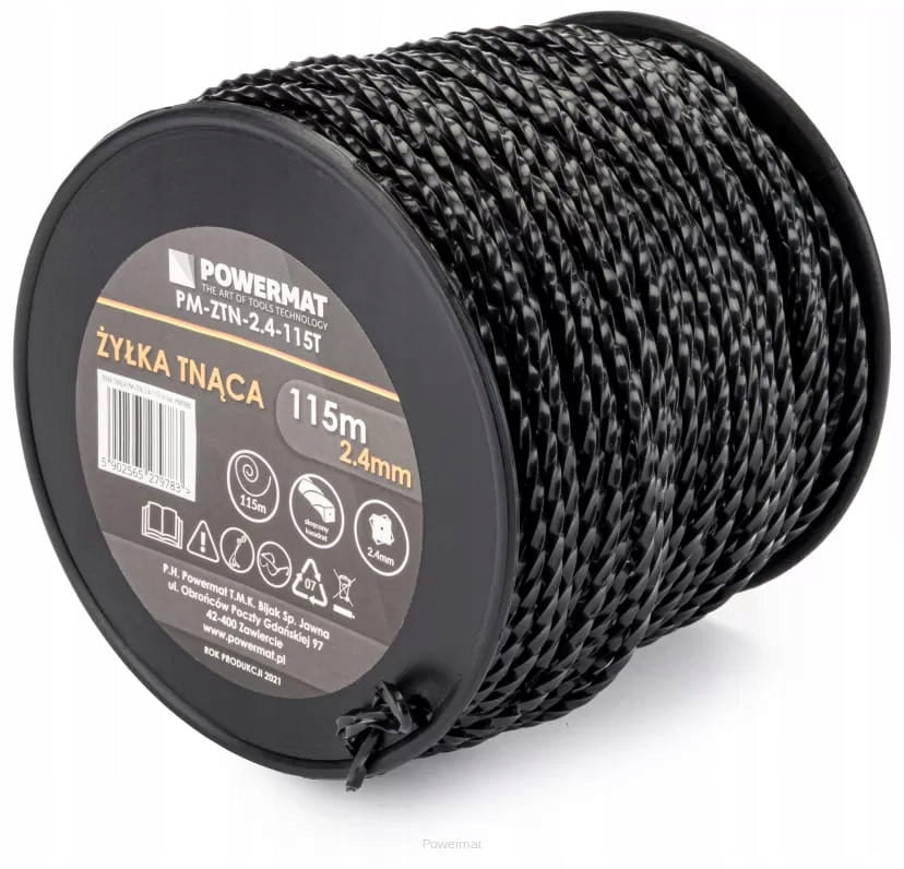 COMBUSTION SCYTHE HEAD LINE 2,40x115m 4-ANGLE Brand Powermat