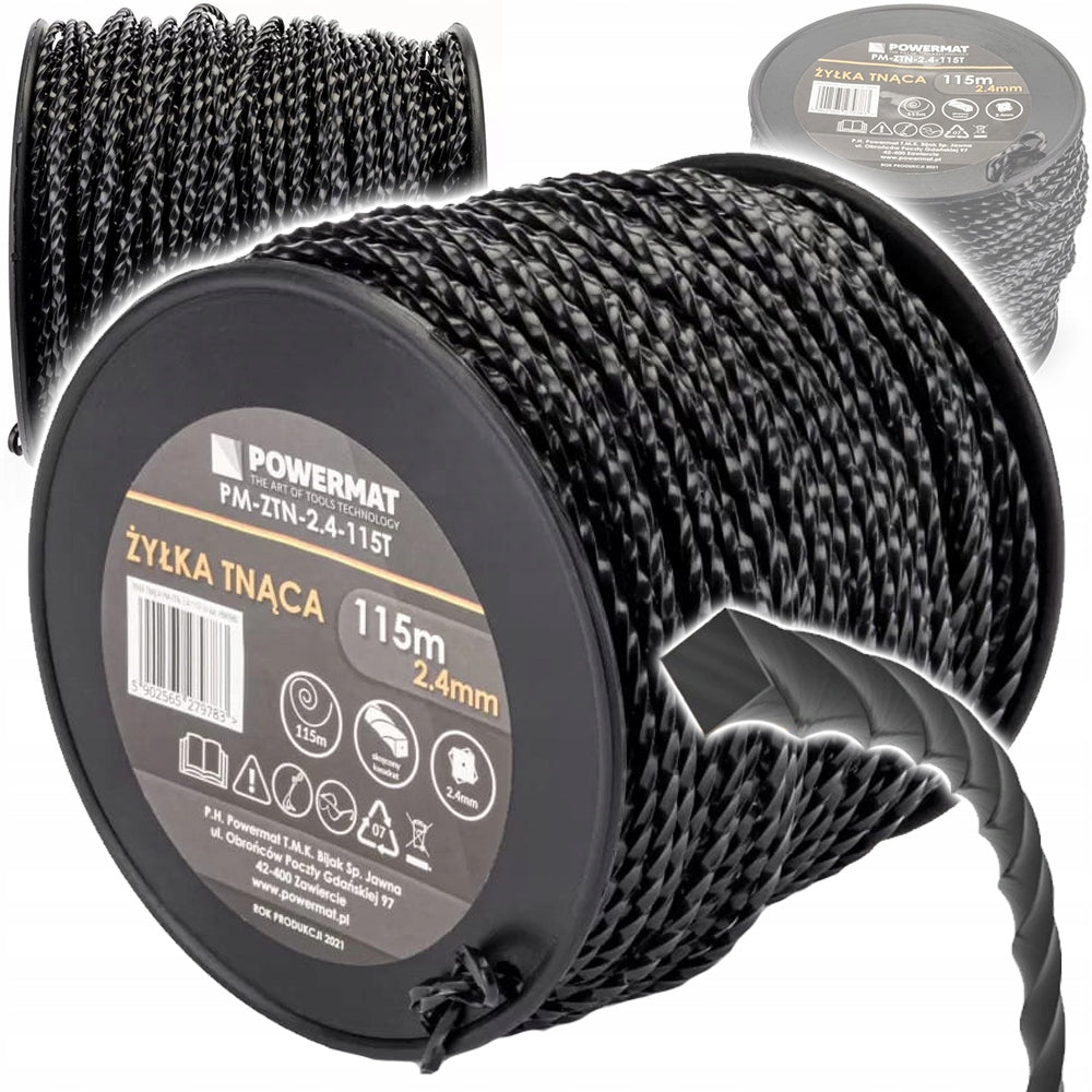 COMBUSTION SCYTHE HEAD LINE 2,40x115m 4-ANGLE