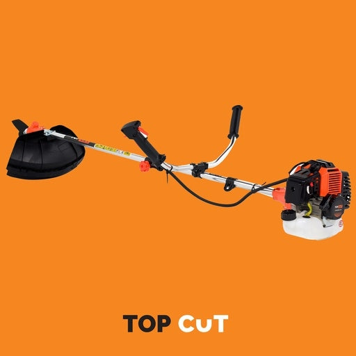 COMBUSTION SCYTHE TOP CUT 1,5kW 51,7cc SET HEAD WITH LINE KNIFE BELT Packaging status original
