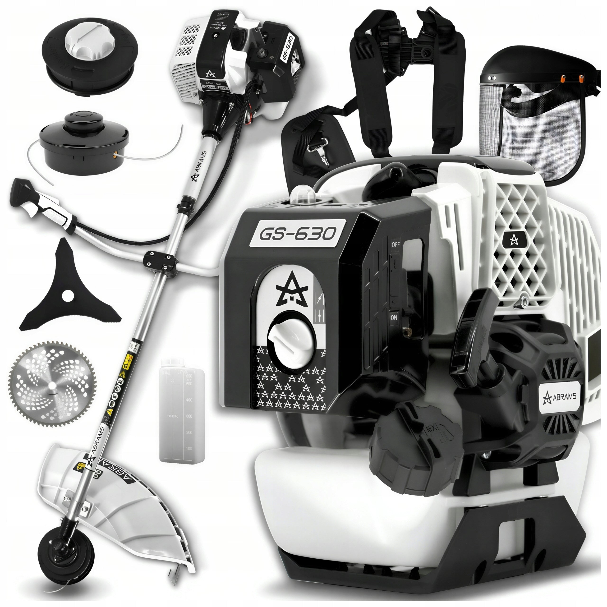 COMBUSTION SCYTHE TRIMMER ENGINE 5,2 KM POWERFUL GRASS BRUSH CUTTER SET