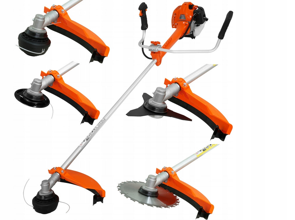 COMBUSTION SCYTHE TRIMMER MOWER BRUSH CUTTER WITH SHOCK ABSORPTION OIL SET XXL Packaging status original