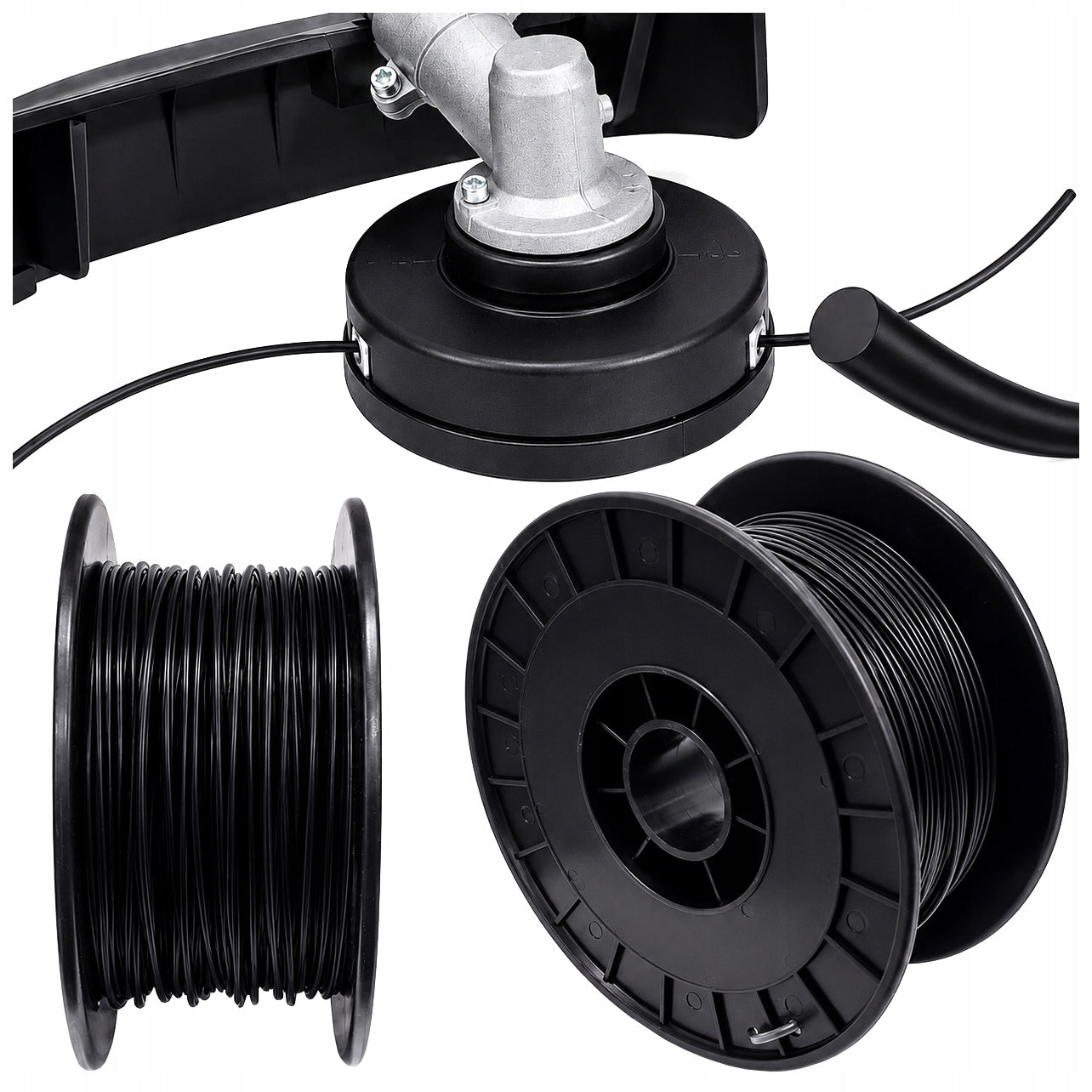COMBUSTION TRIMMER LINE 100m large strong 2,4mm cutting scythe cord