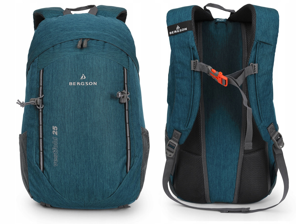 COMFORTABLE BACKPACK BERGSON VESTFOLD 25L | LIGHT VENTILATED | MARINE
