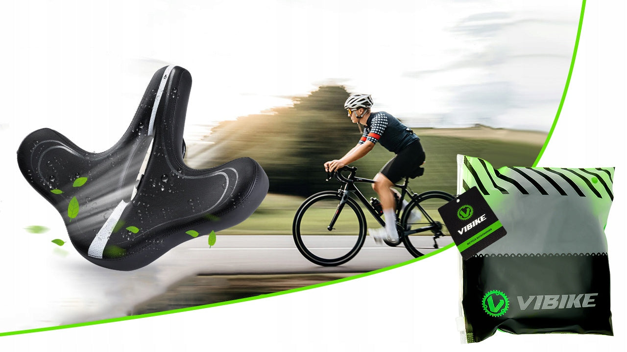 COMFORTABLE BICYCLE SADDLE LARGE WIDE SOFT SADDLE FOR MTB CITY BIKE Width 330 mm