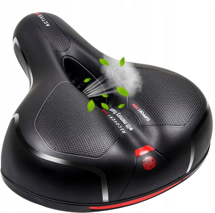COMFORTABLE BICYCLE SADDLE SOFT LARGE WIDE URBAN BICYCLE SADDLE Kind trekking, touring bike saddle