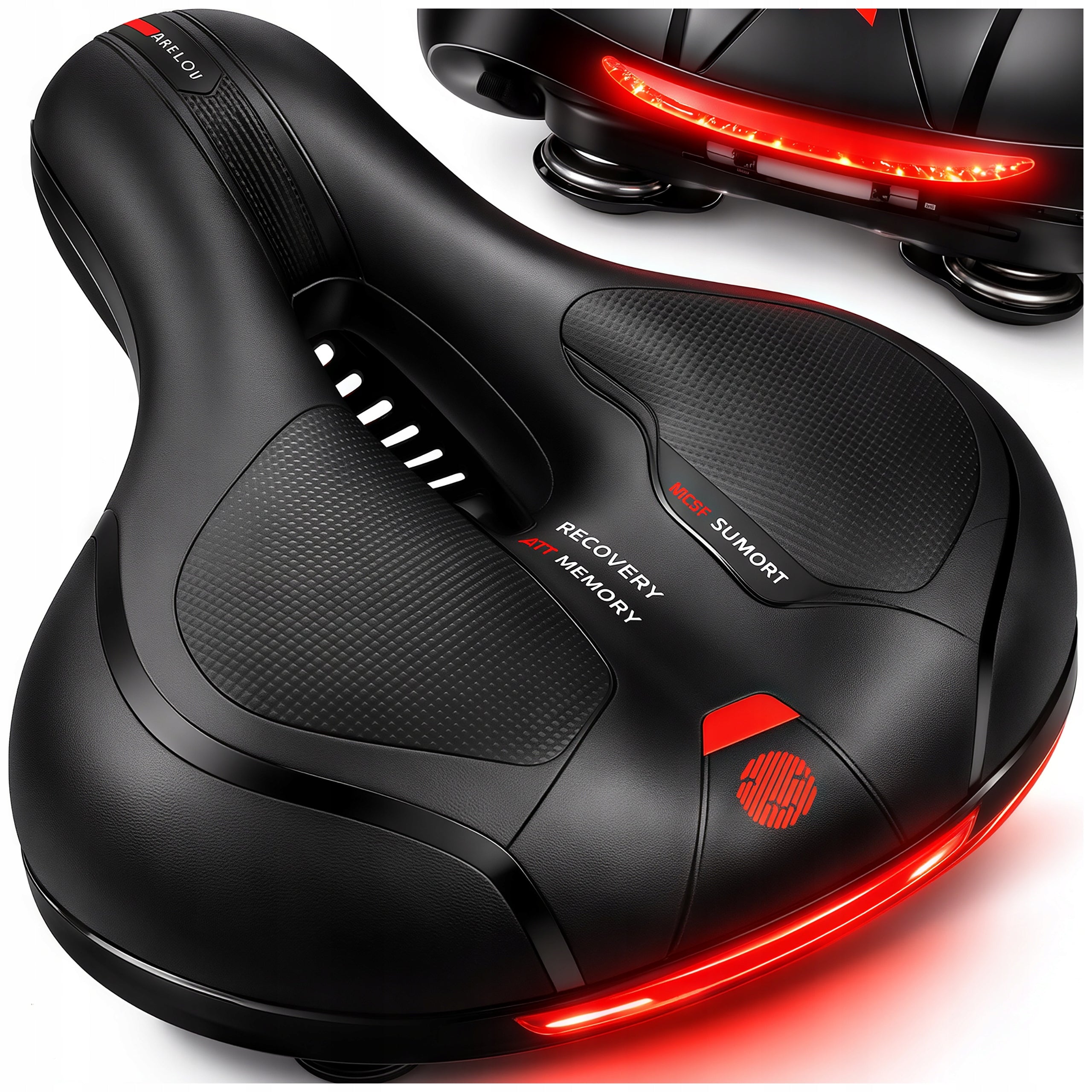 COMFORTABLE BICYCLE SADDLE sports saddle SOFT WIDE EXTRA VENTILATION