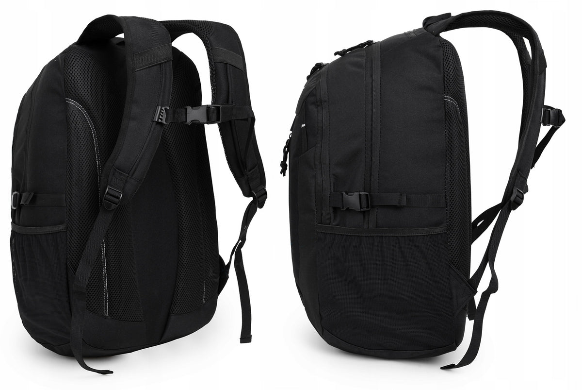 COMFORTABLE ROOMY SCHOOL BACKPACK CAMPUS SIRIUS | CAPACITY 30L | BLACK EAN (GTIN) 4511149229970