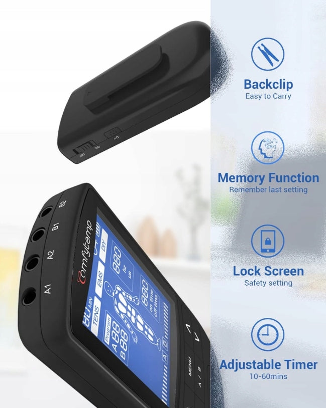 COMFYTEMP K6105 – Portable Transcutaneous Therapy Device TENS/EMS Brand no brand