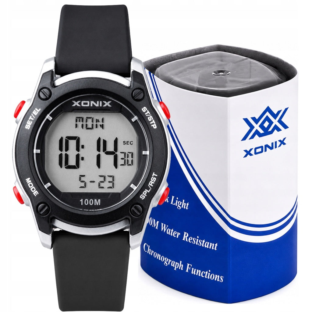COMMUNION BOY WATCH XONIX BAZ BLACK Waterproof Multifunctional