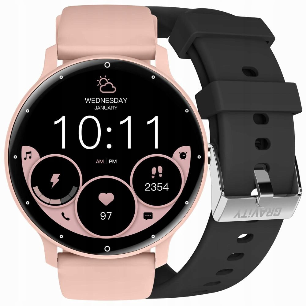 COMMUNION Girls Youth SMARTWATCH FB CONVERSATIONS +Strap Black Pink