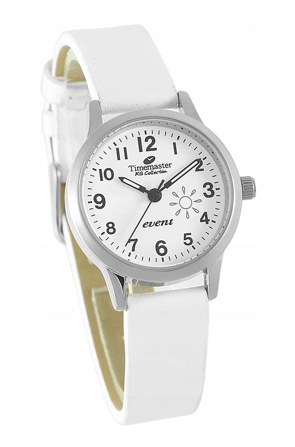 COMMUNION Girls' analog watch on white strap Timemaster 013/11