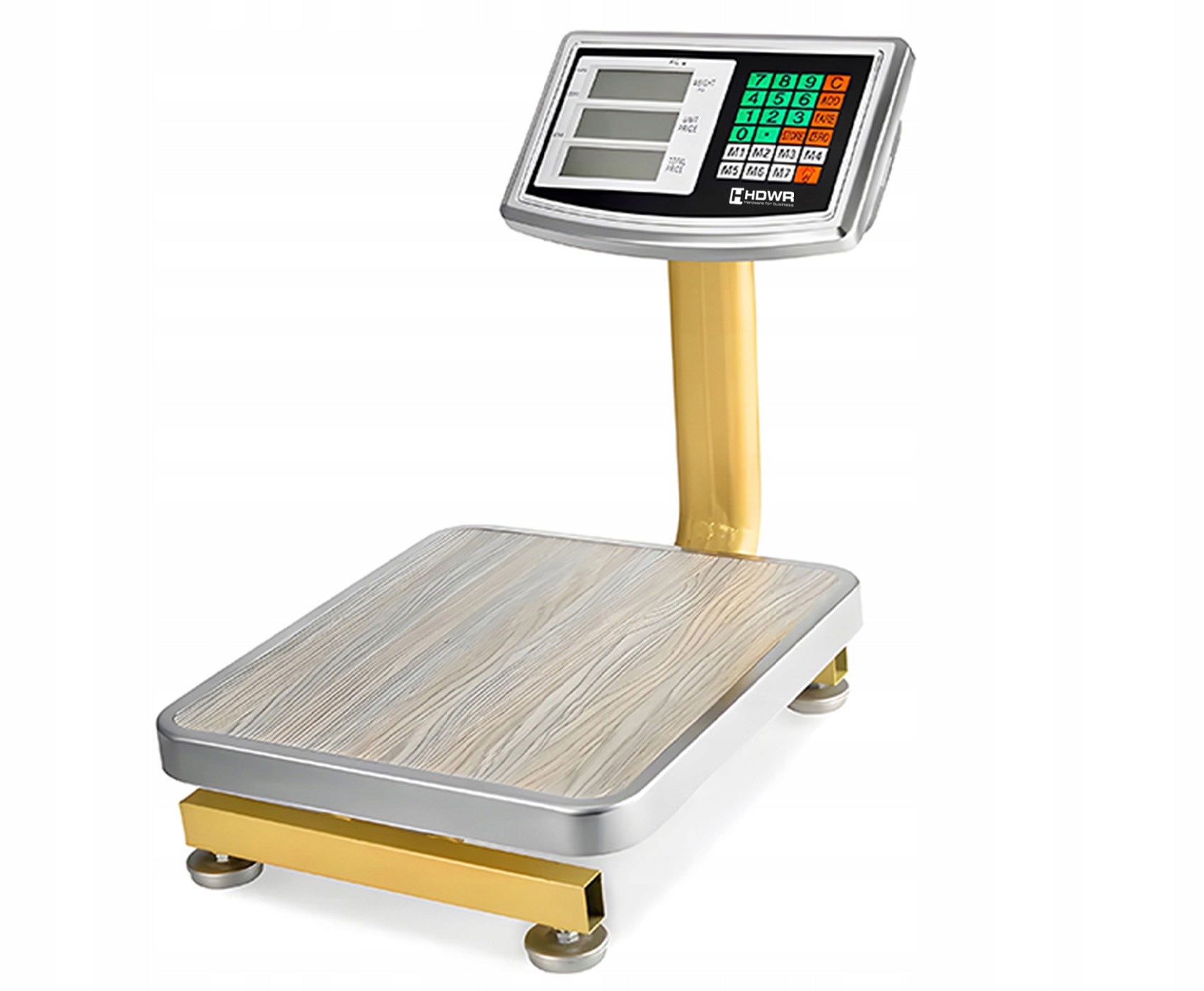 COMPACT PLATFORM SCALE UP TO 60KG WITH AN ACCURACY OF 10 g 4Ah battery Packaging status original