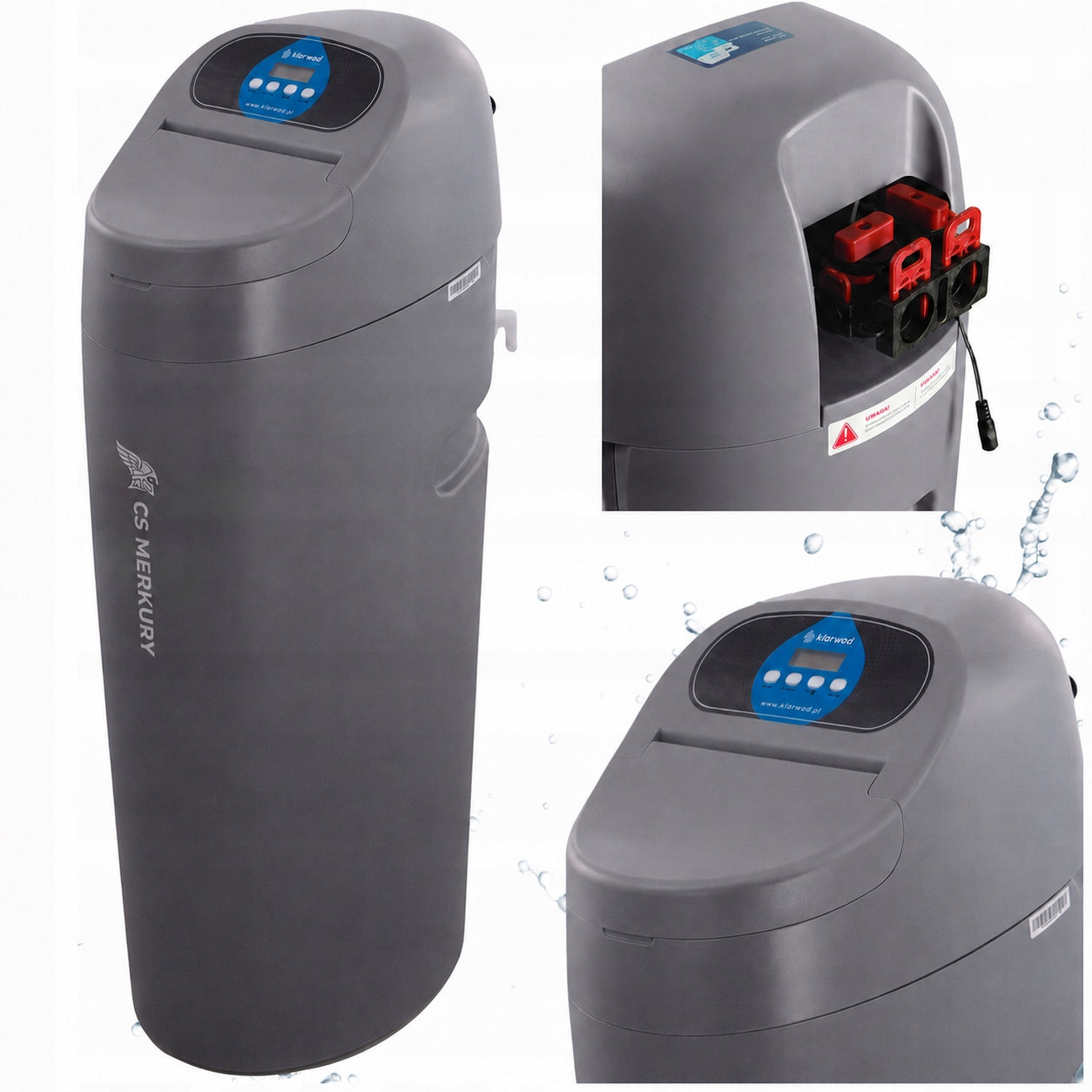 COMPACT WATER SOFTENER KLARWOD CS MERKURY 25L TREATMENT STATION