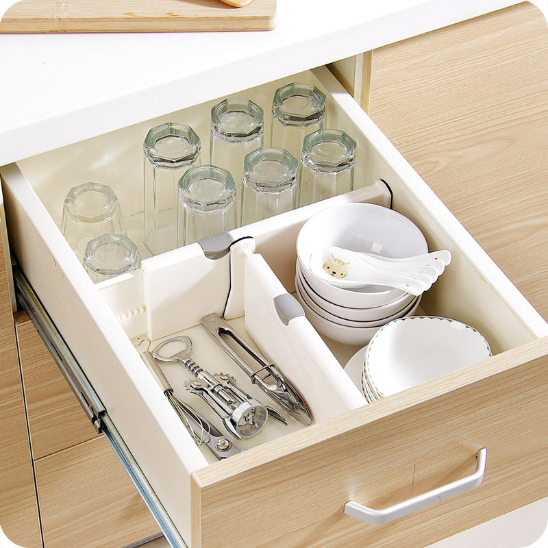 COMPARTMENT DRAWER ORGANIZER DRAWER CABINET EXTENDABLE SEPARATOR short Length 44 cm
