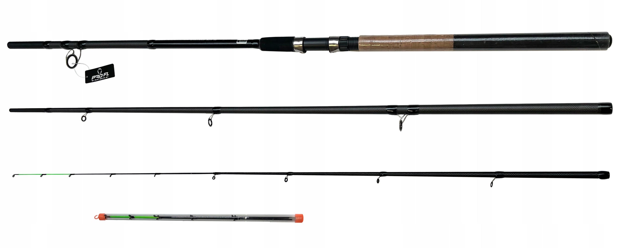COMPLETE FISHING SET 2x FEEDER, FREE GEAR Reels, Rich Equipment Packaging status original
