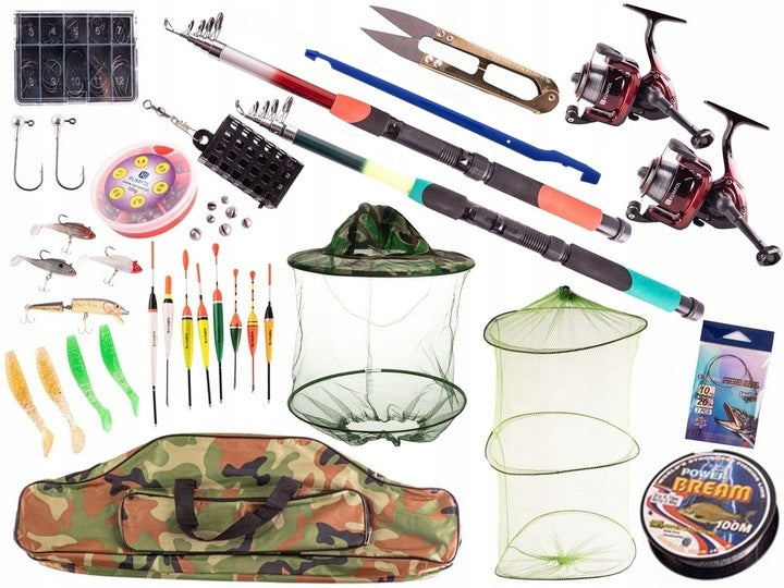 COMPLETE FLOAT FISHING SET 2,7M/3M BAIT IDEAL FOR GIFT