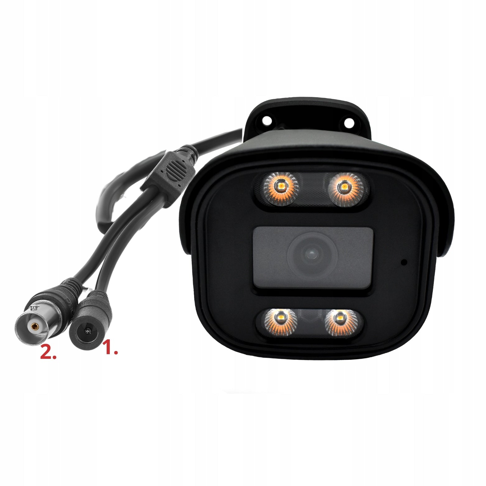 COMPLETE SURVEILLANCE KIT 8 CAMERAS 8MPX 4K BLACK IR LED LIGHTING Brand DVS