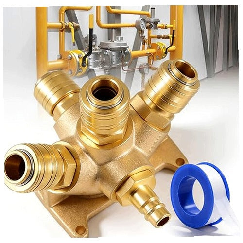 COMPRESSED AIR DISPENSER WALL MOUNTED BRASS G 1/2 INCH FOR WARSZ