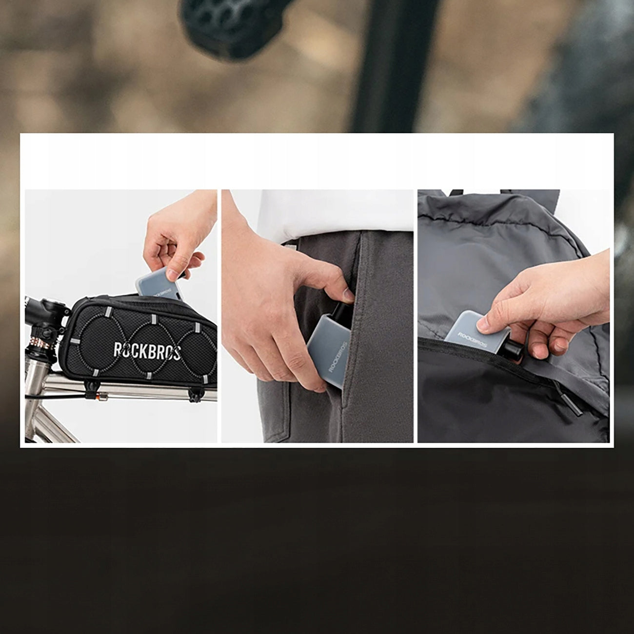 COMPRESSOR ELECTRIC BICYCLE PUMP POWERFUL 100PSI PORTABLE USB-C ROCKBROS Kind electric