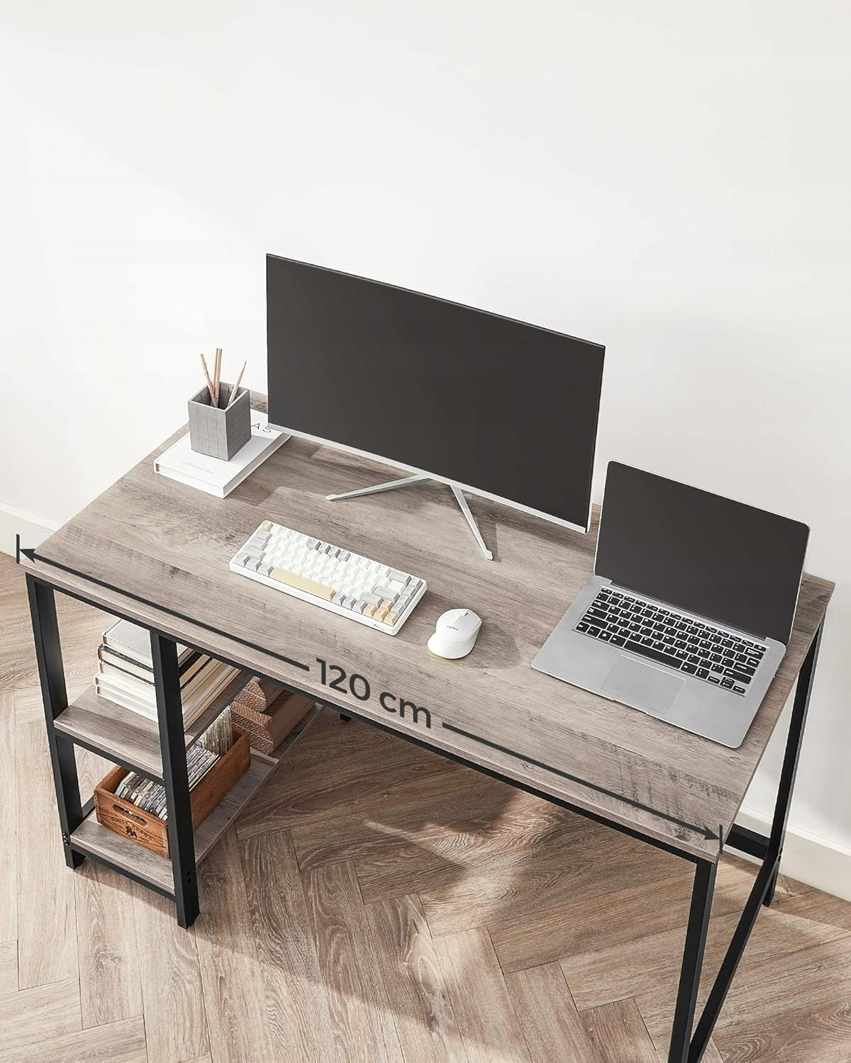 COMPUTER DESK COMPUTER TABLE FUNCTIONAL ADJUSTABLE 120x60x75 cm EAN (GTIN) 0094677898749