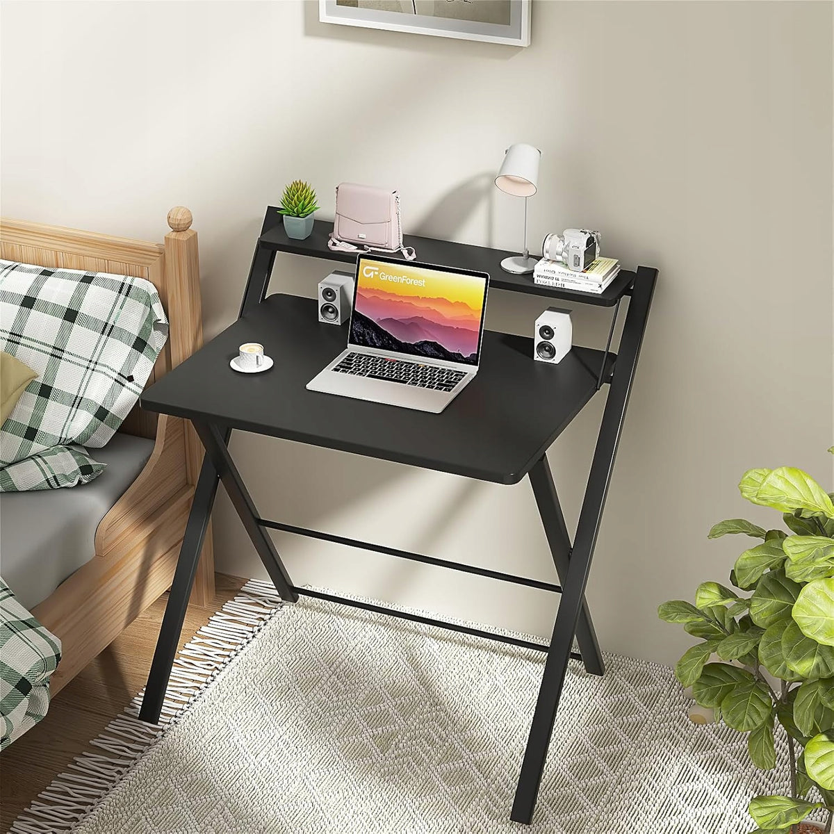 COMPUTER DESK COMPUTER TABLE FUNCTIONAL FOLDING PORTABLE 70CM EAN (GTIN) 0097789887458