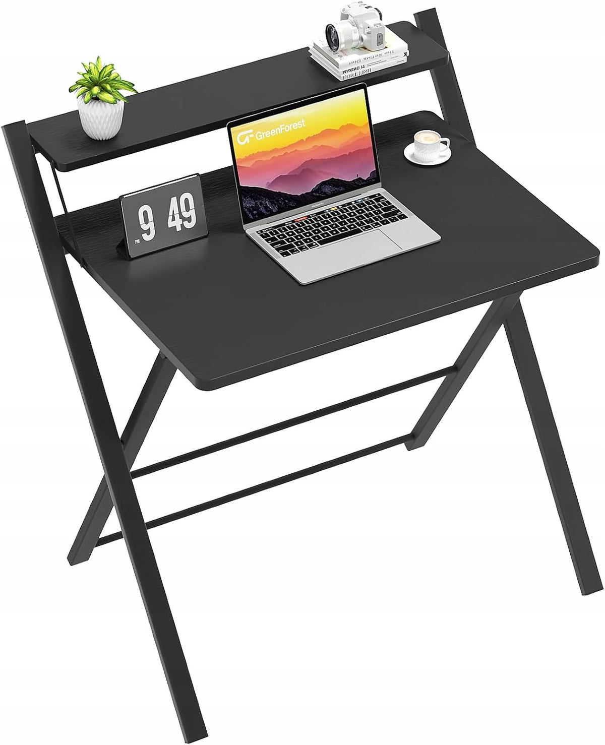 COMPUTER DESK COMPUTER TABLE FUNCTIONAL FOLDING PORTABLE 70CM