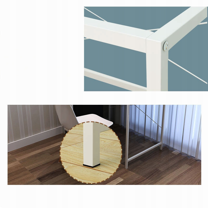 COMPUTER DESK LOFT TABLE WHITE YOUTH TABLE WITH BOOKCASE SHELVES 120 Manufacturer code BIURKO KOMPUTEROWE STOLIK LOFT