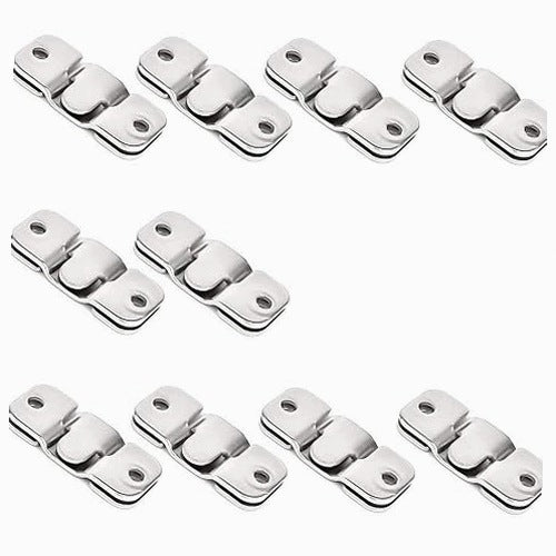 CONCEALED BRACKETS HIDDEN FOR FRAME PAINTINGS 10 PAIRS STEEL 20 PCS. STEEL