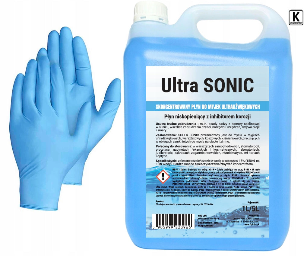 CONCENTRATE liquid for ultrasonic cleaner Ultra SONIC 5L