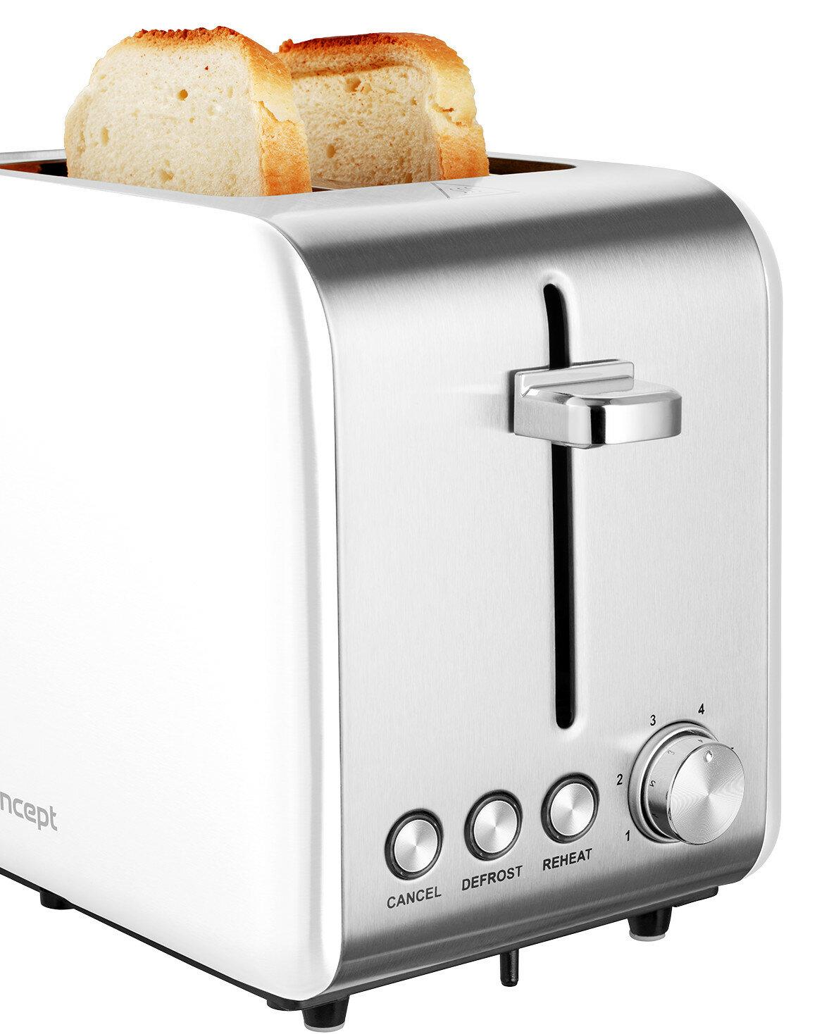 CONCEPT TE2051 WHITE Toaster EAN (GTIN) 8595631008881