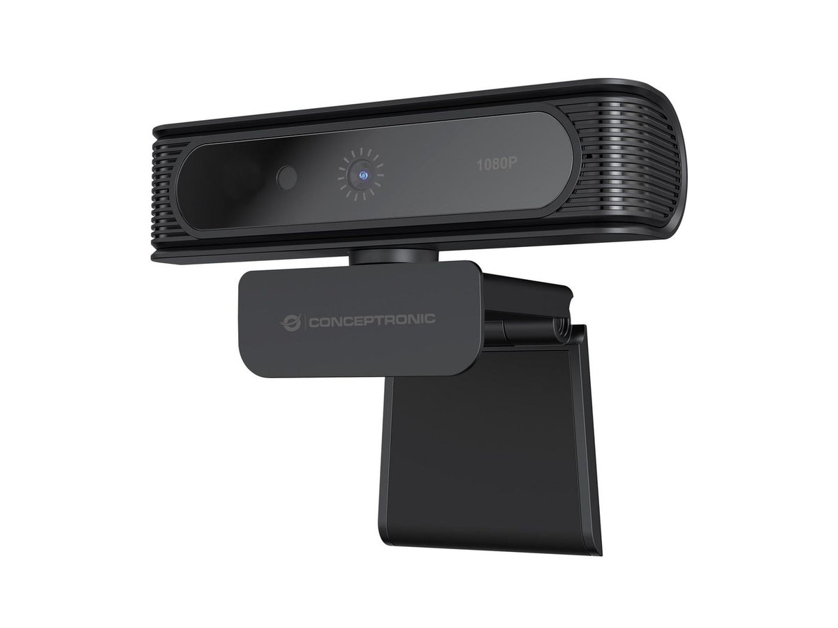 CONCEPTRONIC Webcam USB-A2.0 80° 1080P/30Hz FullHD + Microphone