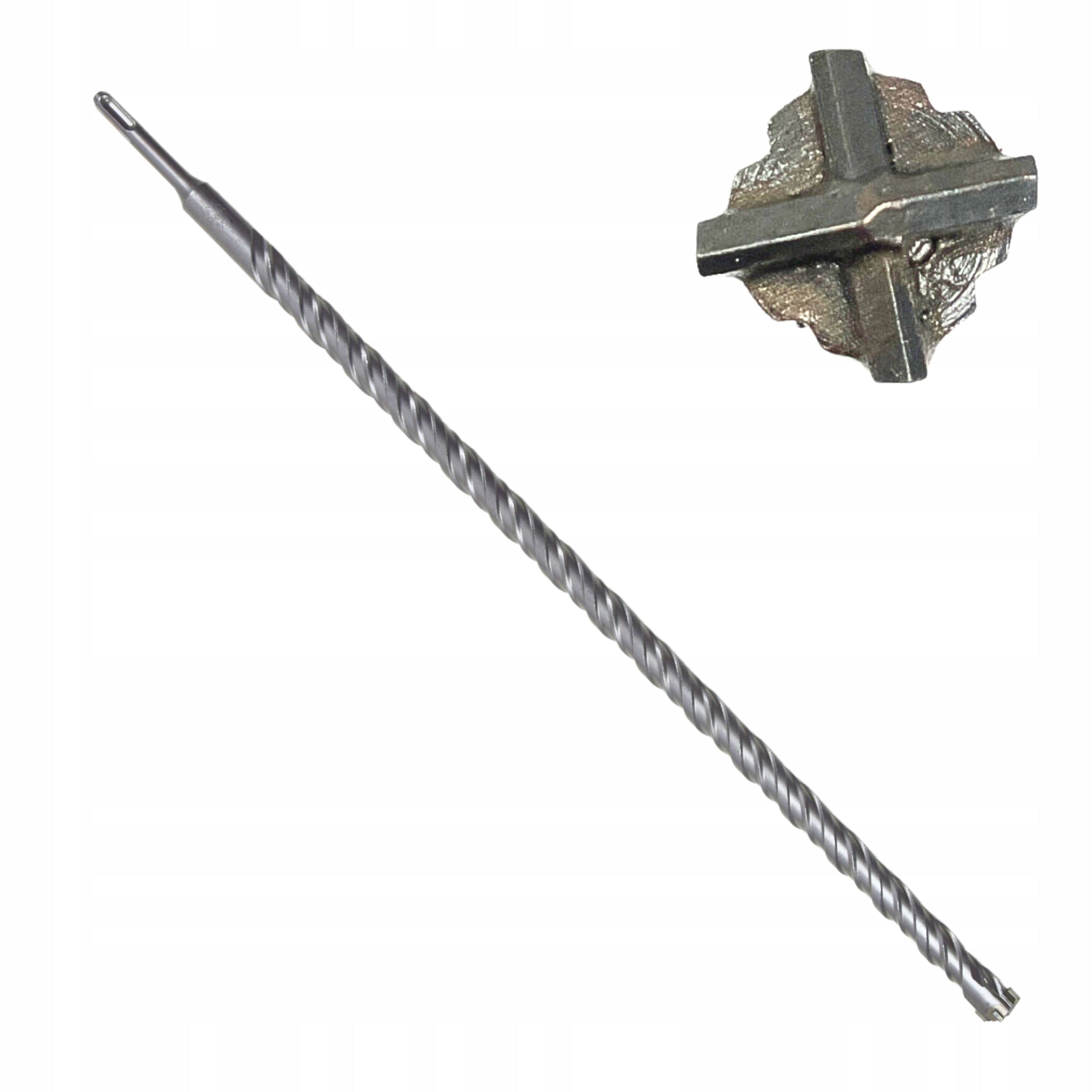CONCRETE DRILL BIT FI 22x600 mm SDS REINFORCED CONCRETE WALL SDS-PLUS CROSS Brand Allbe