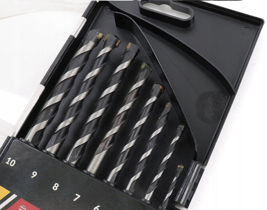 CONCRETE DRILL BITS BRICK GRANITE SET 8pcs DRILL 3-10mm SCHMITH EAN (GTIN) 5902004715131