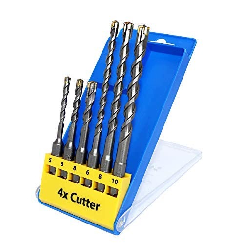CONCRETE DRILL SDS PLUS SET OF 7 PIECES PROFESSIONAL FOR DIYER Manufacturer code SWC5908151118290