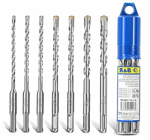 CONCRETE DRILL SDS PLUS SET OF 7 PIECES PROFESSIONAL FOR DIYER