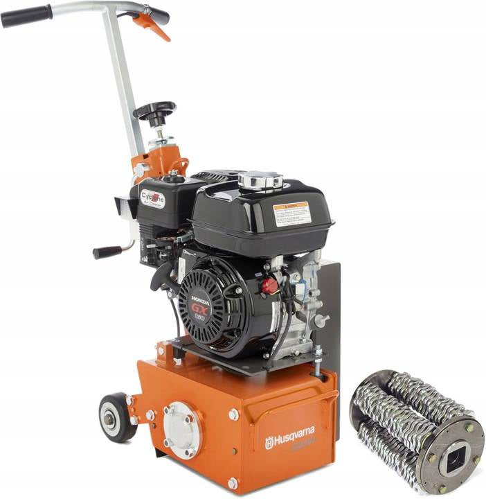 CONCRETE FLOOR MILLING MACHINE HUSQVARNA CG 200 B + DRUM TCT CUTTERS