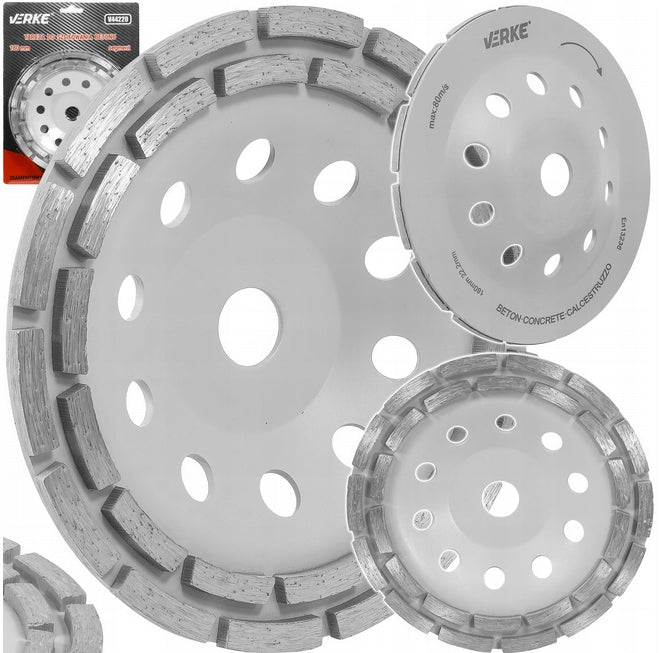 CONCRETE GRINDING DISC DIAMOND POT SEGMENT 180mm
