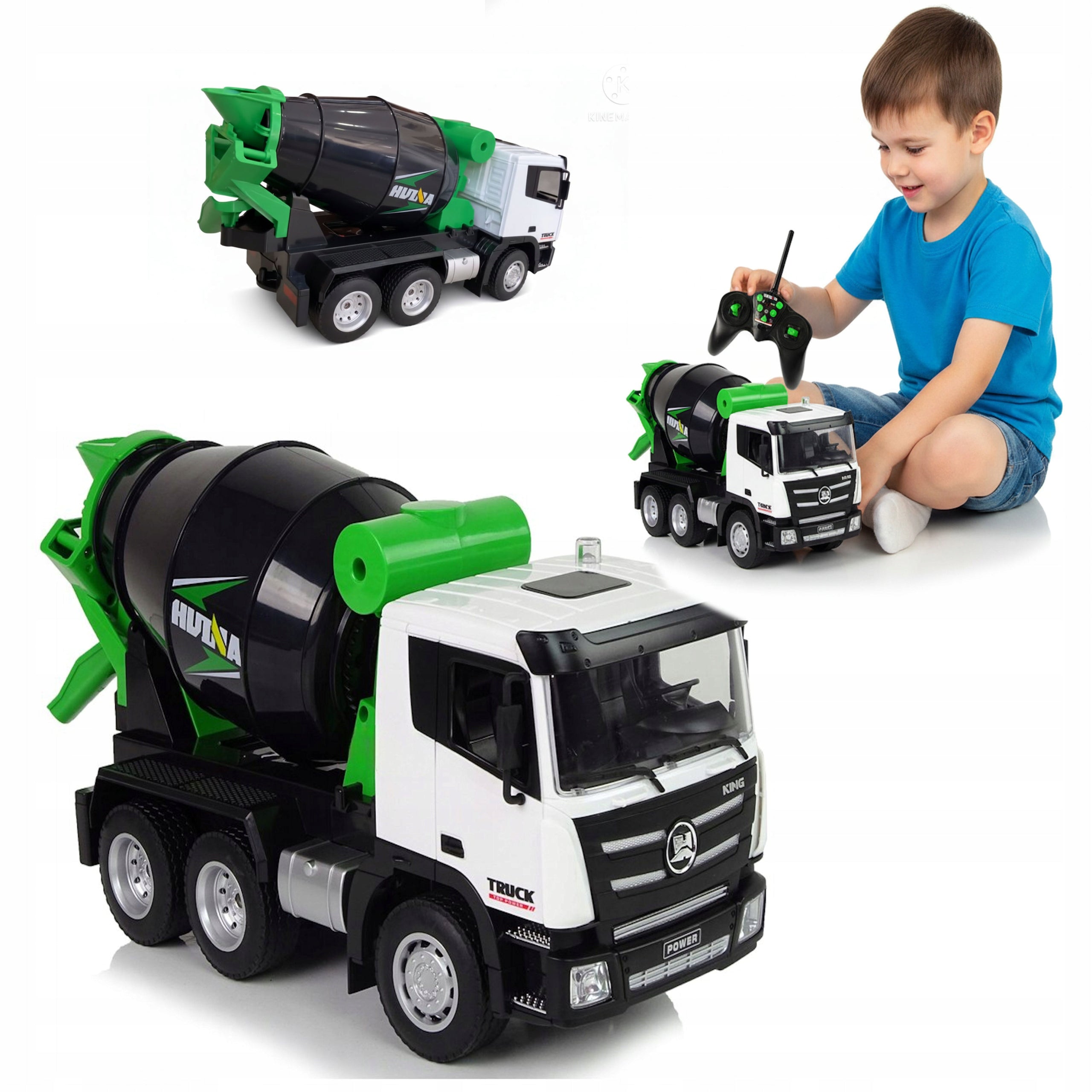 CONCRETE MIXER CAR TRUCK FOR CHILDREN REMOTE CONTROLLED 1:18 TIR COIL