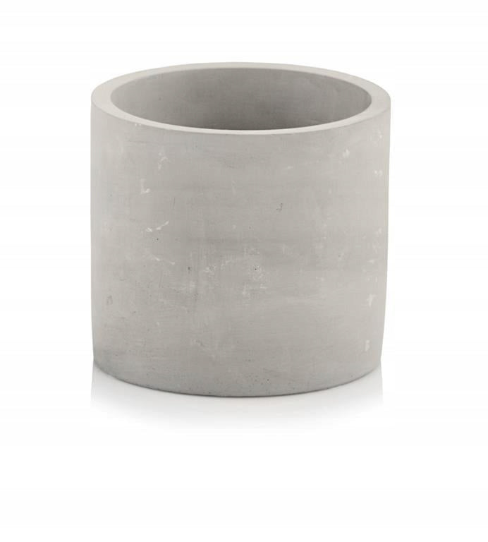 CONCRETE POT COVER 23 x 22 CM GREY
