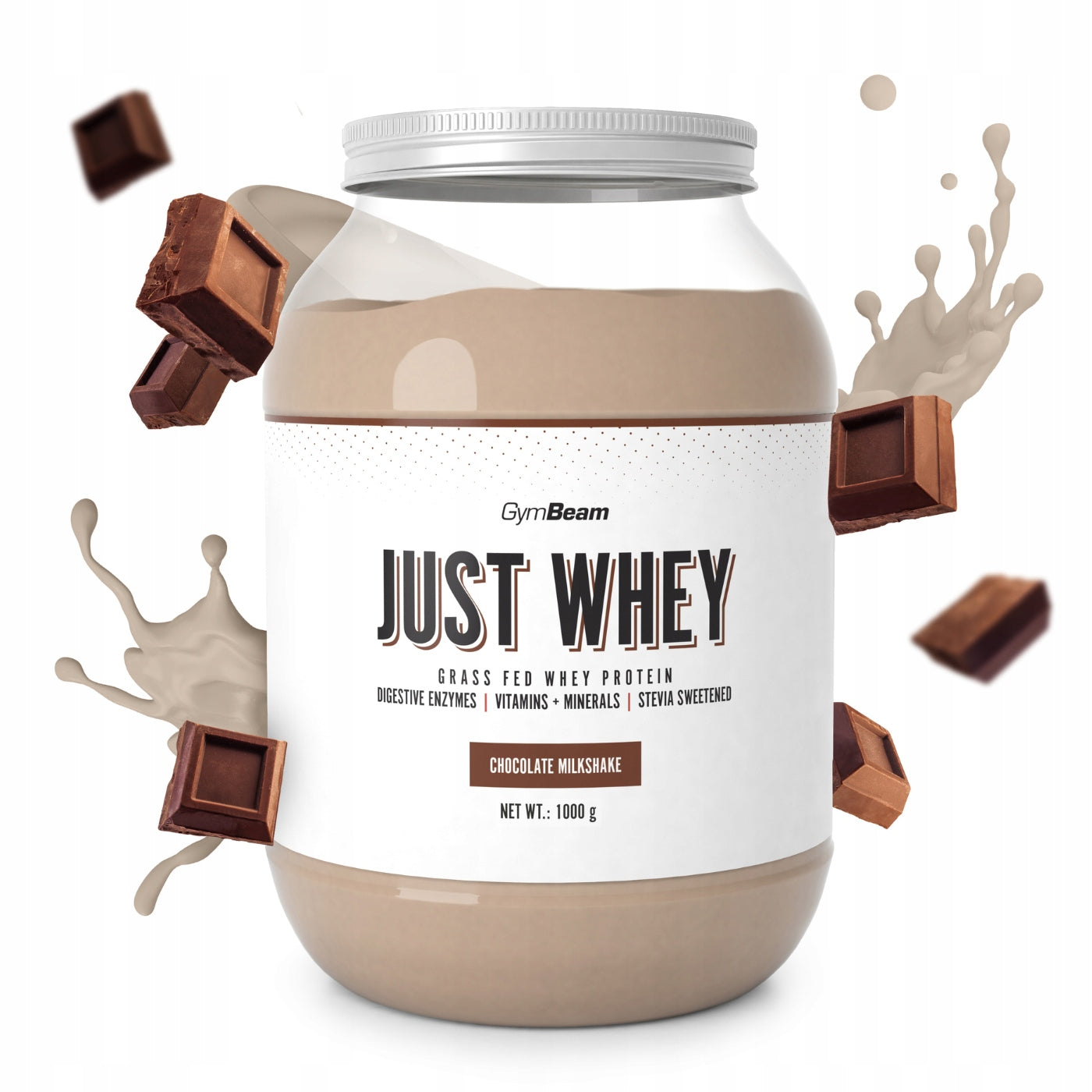 CONDITIONER WHEY PROTEIN JUST WHEY WPC WPI WPH GymBeam 1000g chocolate