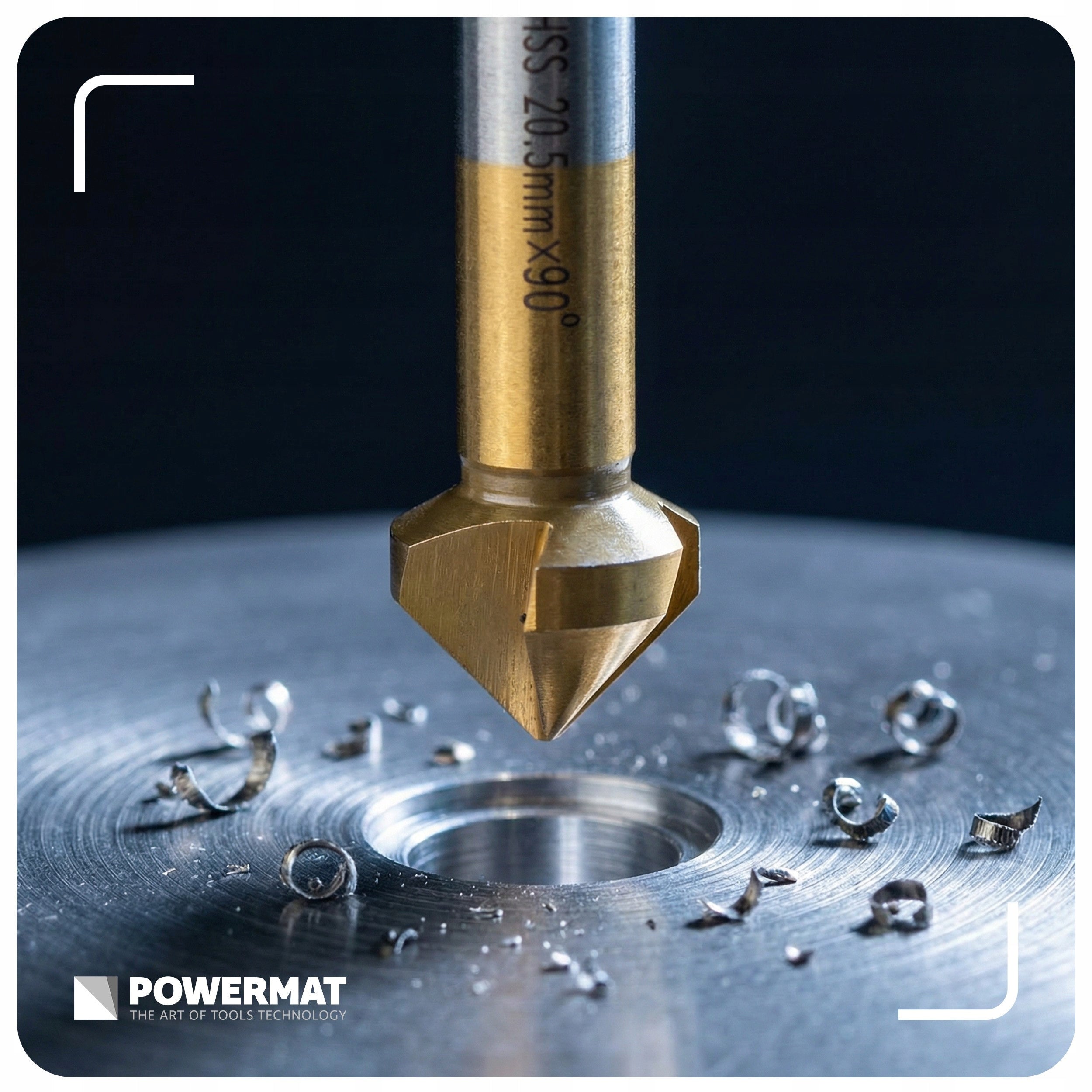 CONICAL DREDGES FOR METAL HSS SET OF 6 DRILL 6,3-20,5 Drill bit type centering conical