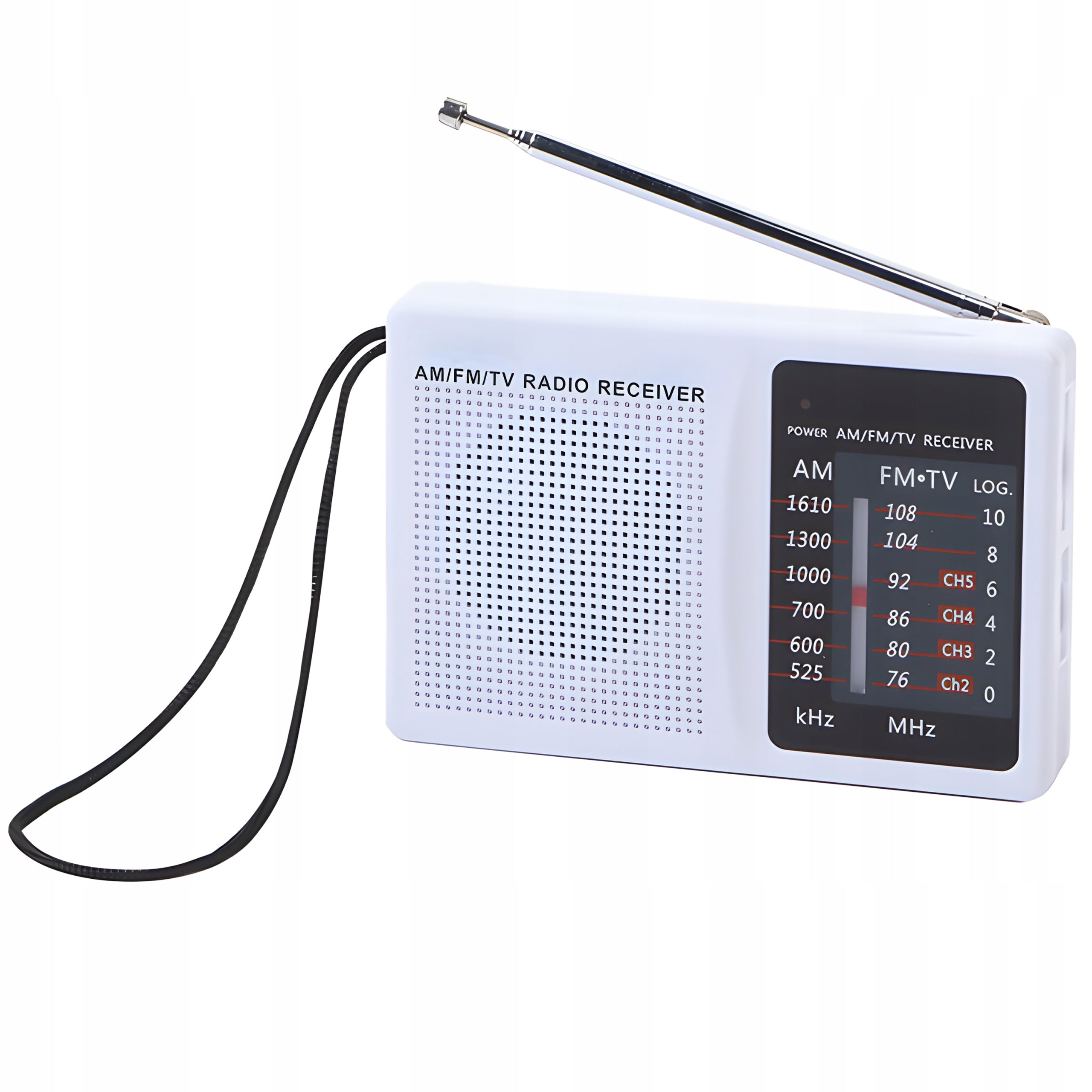 CONSTRUCTION KITCHEN RADIO PORTABLE FM AM BATTERY OPERATED POCKET JACK SMALL Manufacturer code E848-1