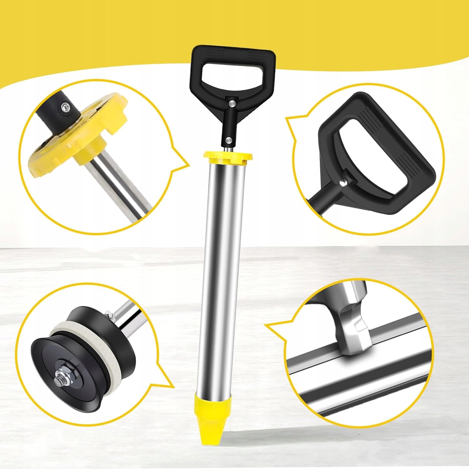 CONSTRUCTION SQUEEZER HAND PUMP WITH 5 NOZZLES FOR CEMENT MORTARS AND MASSES Number of items in the set 1