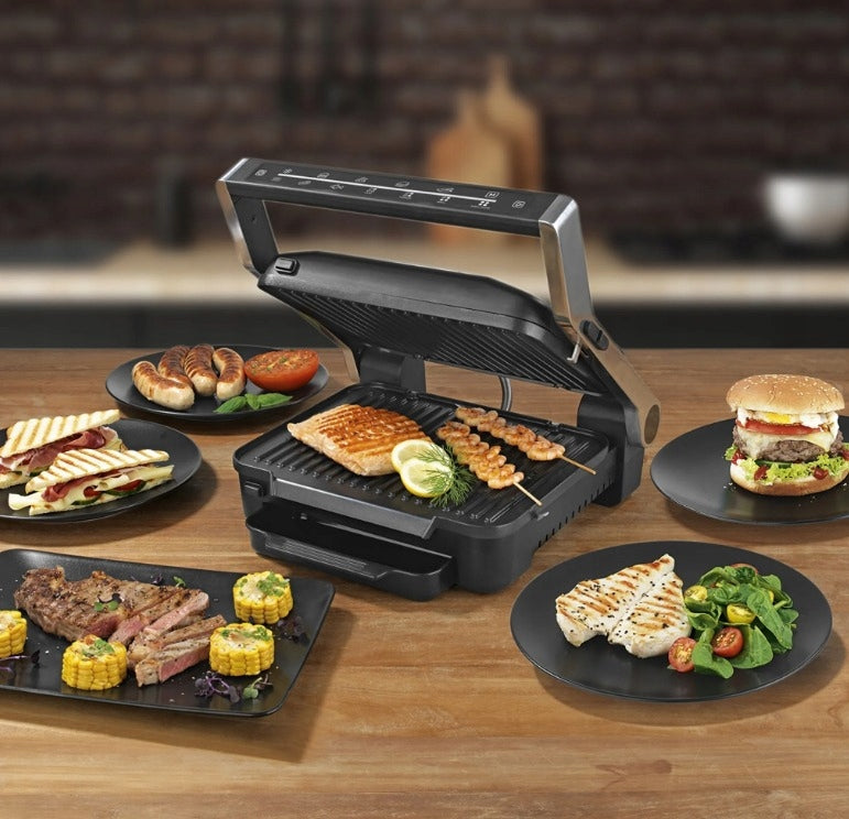 CONTACT GRILL LARGE LED PANEL 2000W GRILLING PROGRAMS Removable Trays Manufacturer code OPIEKACZ DO KANAPEK